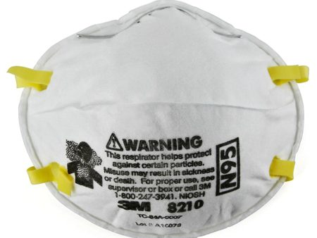 3M N95 Disposable Particulate Respirator Mask - White Hot on Sale