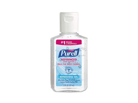 Purell Advanced Hand Sanitizer Flip Cap Portable Refreshing Gel Bottle - 2 fl oz For Sale