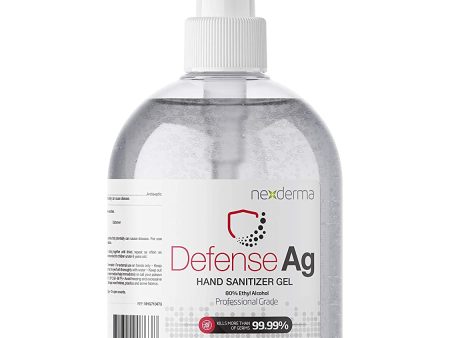 NEXDERMA Defense Ag Hand Disinfectant Gel with 80% Ethyl Alcohol - 16.5 oz Online Sale