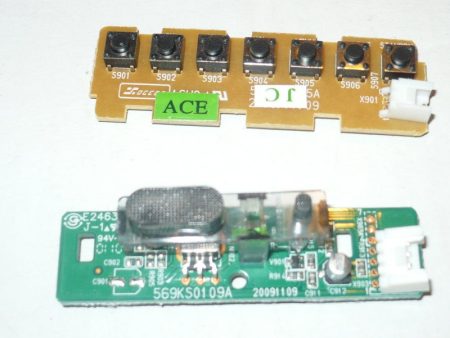 DYNEX 26L150A11  TV BUTTON AND IR BOARD   569KS0109A, 569KS0105A Online Hot Sale