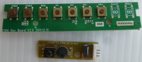 WESTINGHOUSE LD2240 TV BUTTON AND IR BOARD V2.0 2011.12.15, V1.0 2011.4.7 Fashion