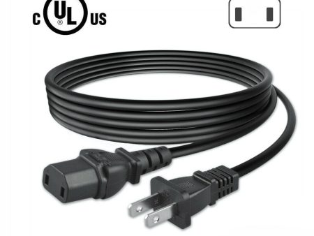 2 Prong 6 1 2 ft AC Power cord for Sony 4K TVs on Sale